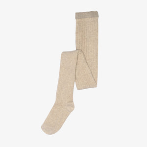 MP Jacquardmønstrede bomuldsstrømpebukser - Tween - Beige Melange | 101390 MP Inger Tights