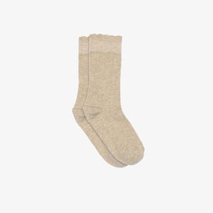 MP Jacquardmønstrede bomuldsstrømper - Kids - Beige Melange | 101385 MP Inger