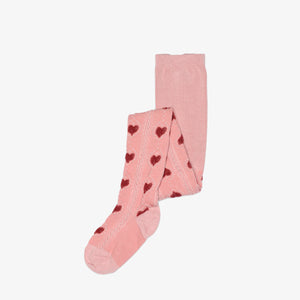 MP Strømpebukser med hjerter - Kids - Rose/Cherry Red | 101375 MP Alvilda tights