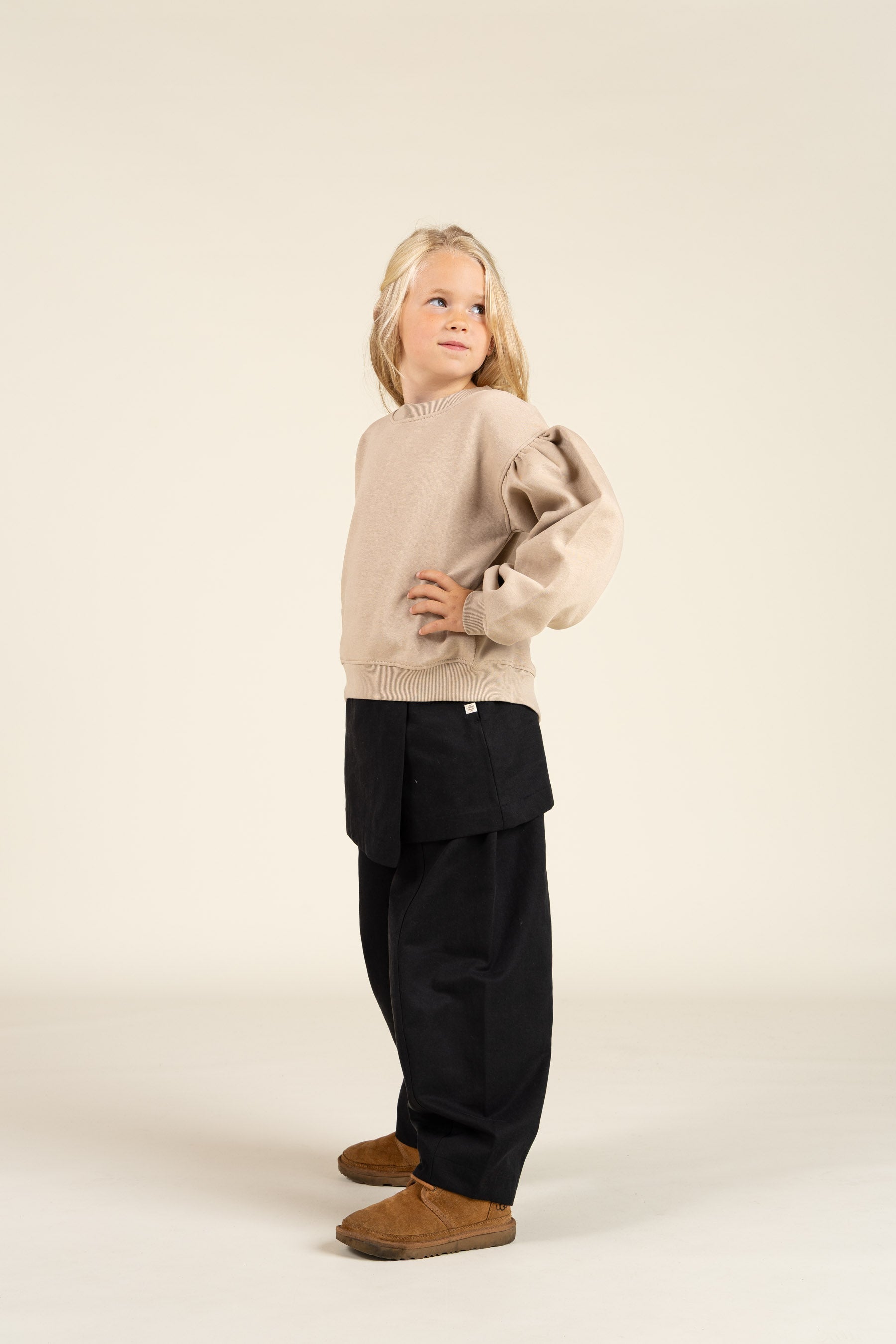 Tencel Nederdel - Tween - Sort | 100130 Asta