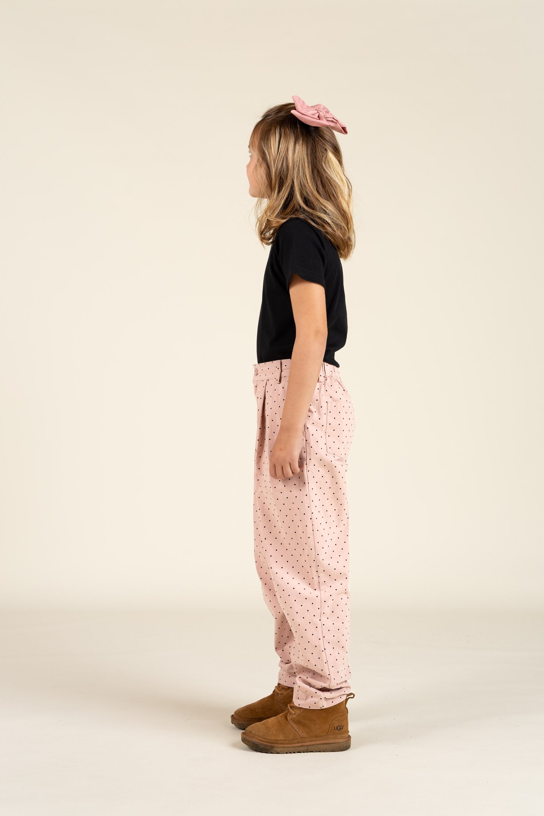 Tætsiddende T-shirt m. Picot-syning - Tween - Sort | 100379 Tina