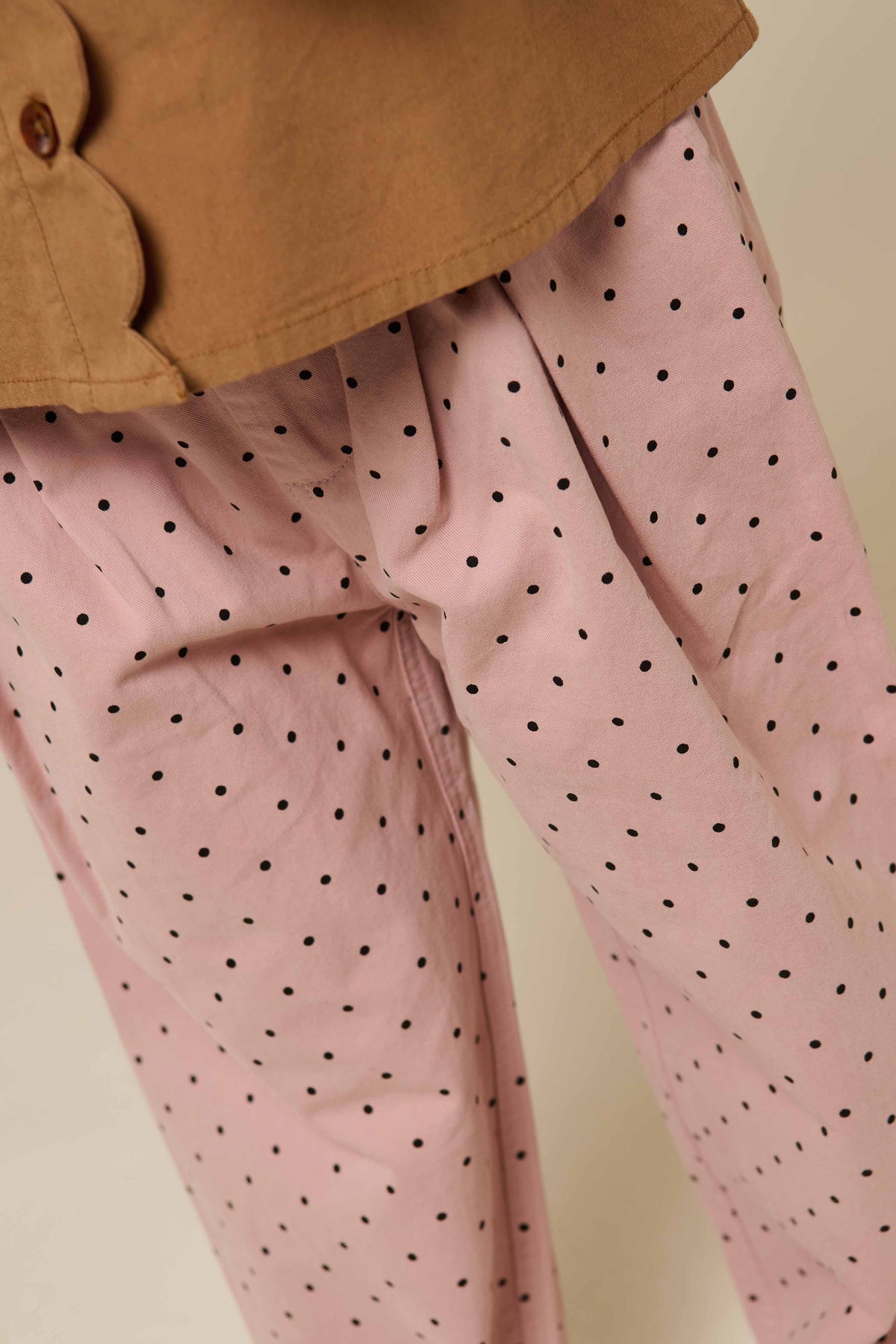 Twill-Bukser med prikker - Kids - Rose | 100612 Iris