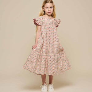 Blomstret poplinkjole - Tween - Rose | 100961 Poppy