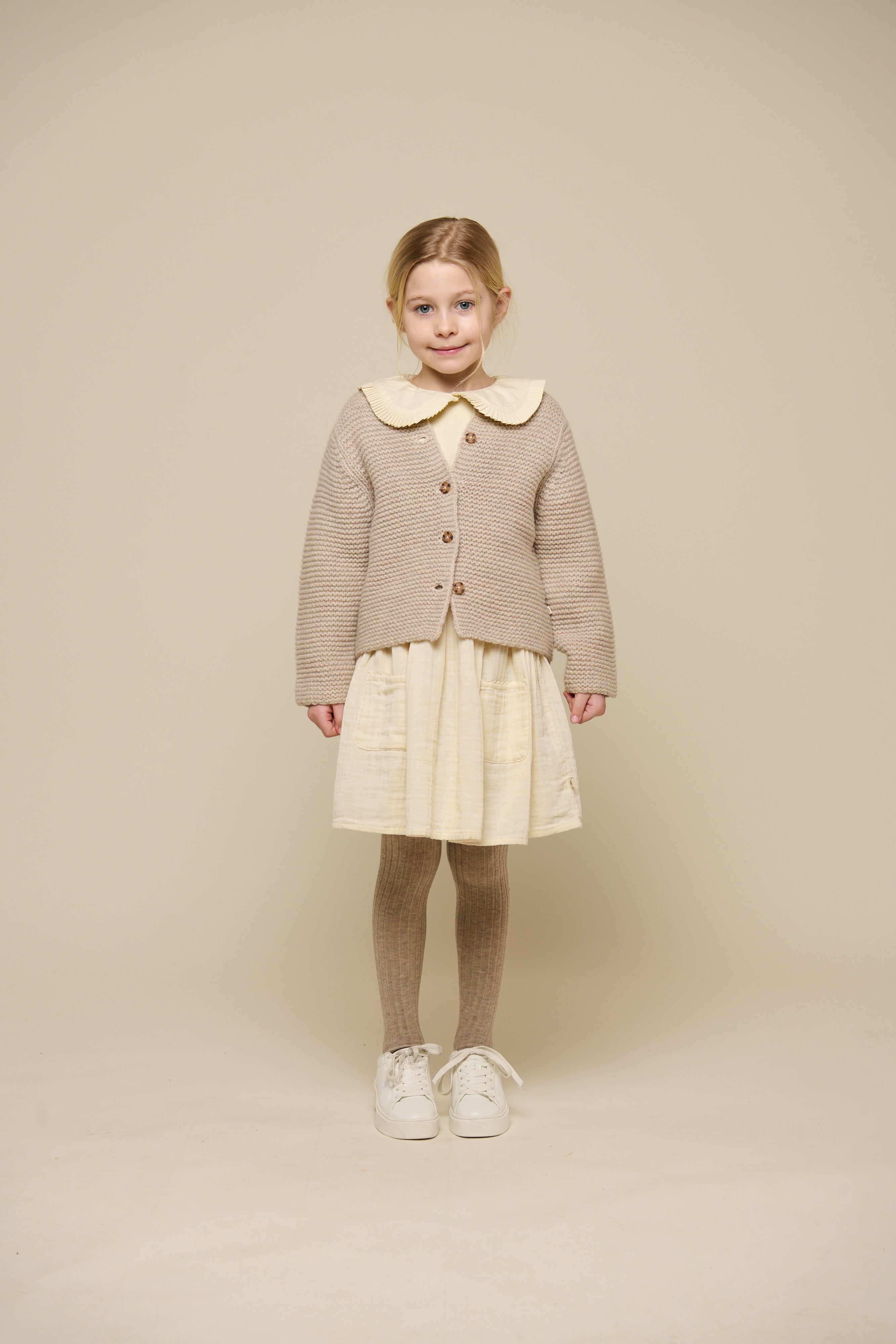 Nederdel i musselin - Tween - Off White | 100937 Jasmine